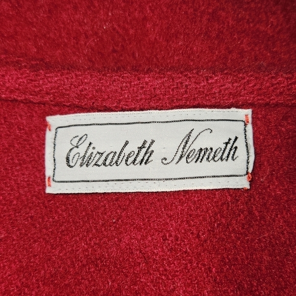 60s Red Wool Coat - Picture 7 of 7